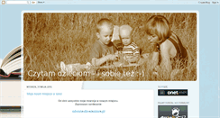 Desktop Screenshot of czytam-dzieciom.blogspot.com