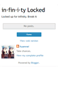 Mobile Screenshot of infinitylocked.blogspot.com