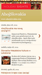 Mobile Screenshot of ahojslovakia-lydka.blogspot.com