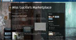 Desktop Screenshot of misslucillesmarketplace.blogspot.com