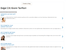 Tablet Screenshot of dogalciltkremi.blogspot.com