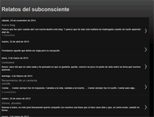 Tablet Screenshot of microrelatosdelsubconsciente.blogspot.com