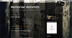 Desktop Screenshot of memoriaedementis.blogspot.com