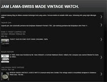Tablet Screenshot of jamswissmade.blogspot.com