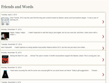 Tablet Screenshot of friendsandwords.blogspot.com