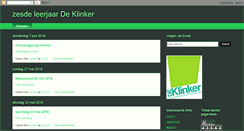 Desktop Screenshot of klinkerl6.blogspot.com