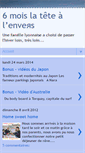 Mobile Screenshot of 6-mois-la-tete-a-lenvers.blogspot.com