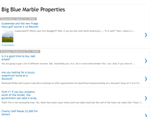 Tablet Screenshot of bigbluemarbleproperties.blogspot.com