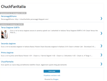 Tablet Screenshot of chuckfanitalia.blogspot.com
