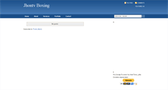 Desktop Screenshot of jhontvboxing.blogspot.com
