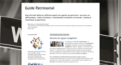 Desktop Screenshot of guide-patrimonial.blogspot.com