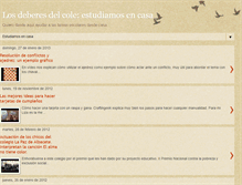 Tablet Screenshot of haciendodeberes.blogspot.com