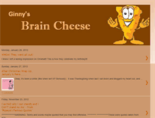 Tablet Screenshot of ginnysbraincheese.blogspot.com