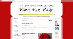 Desktop Screenshot of facethepage.blogspot.com