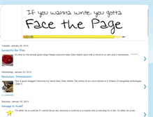 Tablet Screenshot of facethepage.blogspot.com