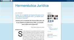 Desktop Screenshot of hermeneuticajuridica1.blogspot.com