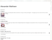 Tablet Screenshot of alexandermathisen.blogspot.com