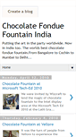Mobile Screenshot of chocolatefountainindia.blogspot.com