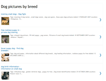 Tablet Screenshot of dog-pictures-by-breed.blogspot.com