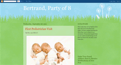 Desktop Screenshot of bertrandtriplets.blogspot.com