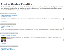 Tablet Screenshot of americanoverlandexpedition.blogspot.com