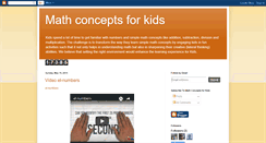 Desktop Screenshot of math-concepts-for-kids.blogspot.com