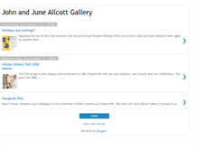 Tablet Screenshot of johnandjuneallcottgallery.blogspot.com