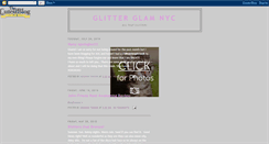 Desktop Screenshot of glitterglamnyc.blogspot.com