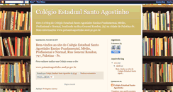 Desktop Screenshot of colegioestadualsantoagostinho.blogspot.com