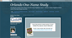 Desktop Screenshot of orlando-ons.blogspot.com