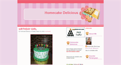 Desktop Screenshot of homecakedelicious.blogspot.com