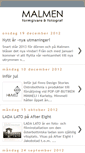 Mobile Screenshot of malmen-blog.blogspot.com