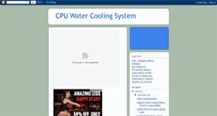 Desktop Screenshot of cpuwatercooling.blogspot.com