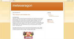 Desktop Screenshot of meteoaragon.blogspot.com