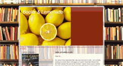 Desktop Screenshot of booksandlemonade.blogspot.com