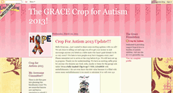 Desktop Screenshot of gracecropforautism.blogspot.com