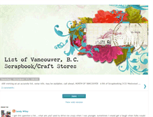 Tablet Screenshot of listofvancouverbccraftstores.blogspot.com