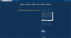 Desktop Screenshot of beerbratsandthebrewcrew.blogspot.com