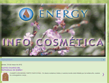Tablet Screenshot of infocosmetica-energy.blogspot.com