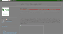 Desktop Screenshot of buzzedrecollection.blogspot.com