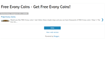 Tablet Screenshot of free-evony-coins.blogspot.com