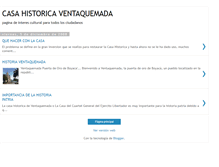 Tablet Screenshot of casahistoricaventaquemada.blogspot.com