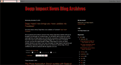 Desktop Screenshot of deppimpactnewsblog.blogspot.com