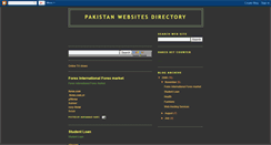 Desktop Screenshot of pakistanwebdir.blogspot.com