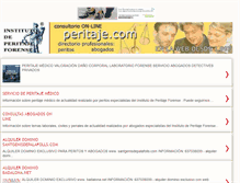 Tablet Screenshot of peritos-abogados-internet.blogspot.com