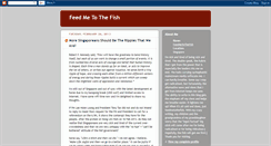 Desktop Screenshot of feedmetothefish.blogspot.com