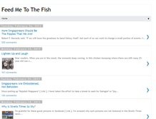 Tablet Screenshot of feedmetothefish.blogspot.com