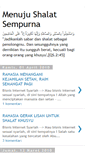 Mobile Screenshot of menujushalatsempurna.blogspot.com