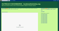 Desktop Screenshot of bookmarkministry-bookmarks.blogspot.com