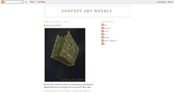 Desktop Screenshot of conceptartweekly.blogspot.com